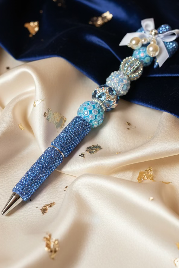 Live stream Bling Bling Beaded Pen
