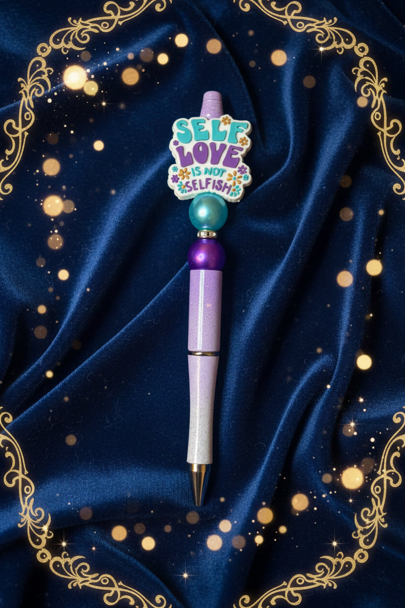 Live stream Beaded pen with character beads