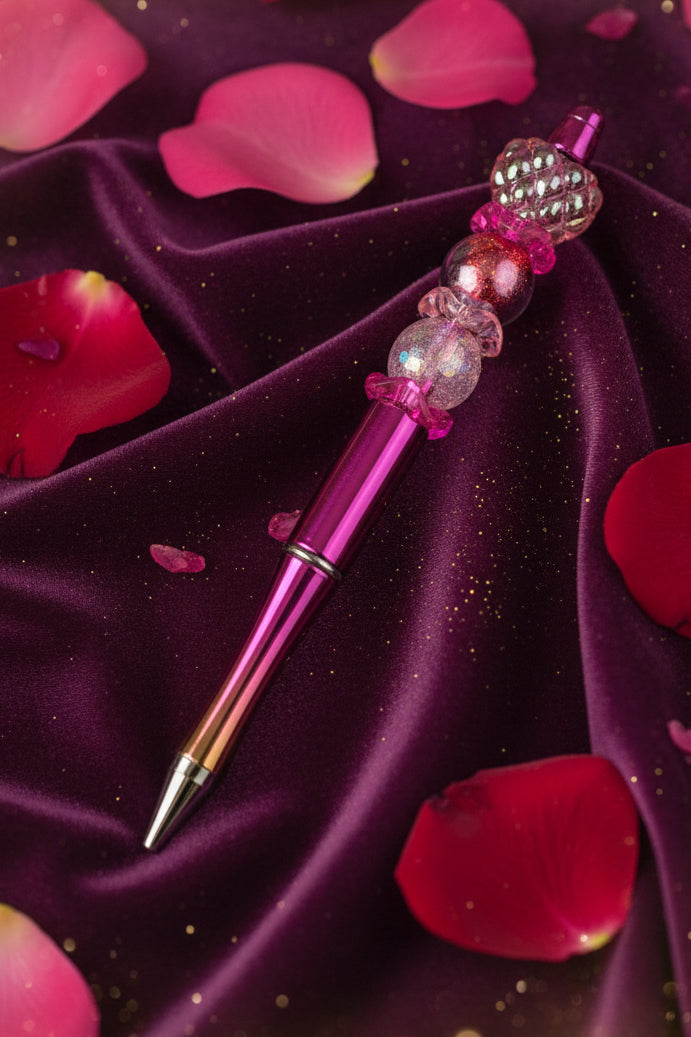 Live stream Beaded pen with character beads